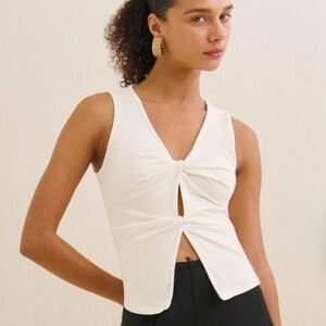 Reformation Tefi Knit Top